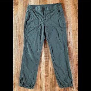 Athleta Fatigue Green Moto Pants